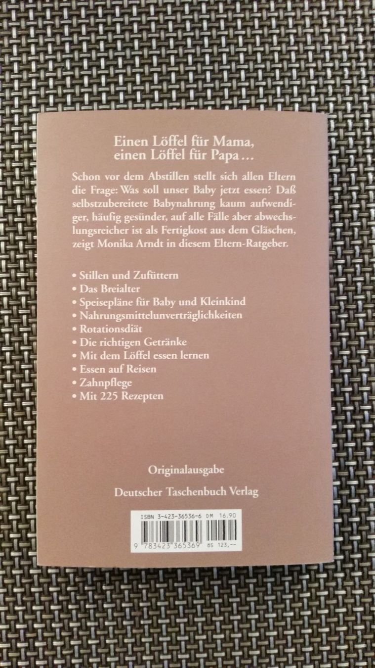 Bücher: Eltern Ratgeber, Baby-Kochbuch – Neu (gemäss Beschreibung) aus Uetendorf von .Eidgenosse. 1