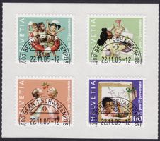 Pro Juventute Satz SBK-Nr. 377A-380A (Kinderrechte 2005)