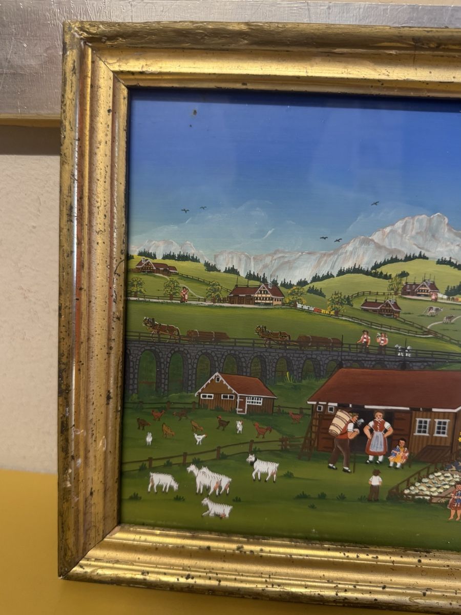 Dipinti: Appenzeller Bild original gemalte signiert Bild  – Usato da Schlieren venduto da Freundlich02 3