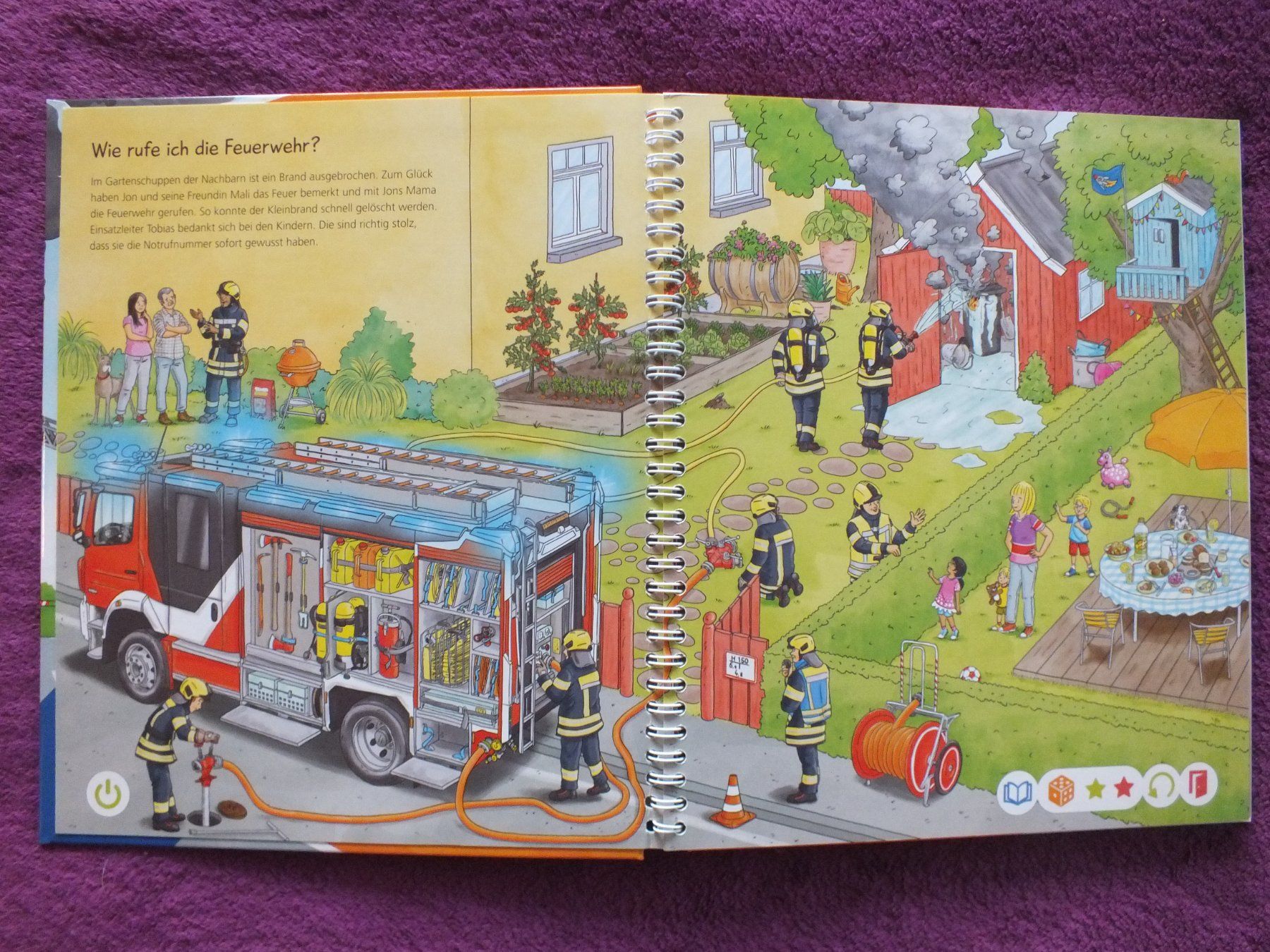 Bücher: Tiptoi Buch - bei der Feuerwehr – Gebraucht aus Müllheim Dorf von Seeeule01 2