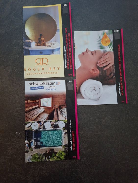 2 für 1 Gutschein / Einlösbar bis 30.11. / 3x Wellness (Neu (gemäss ...