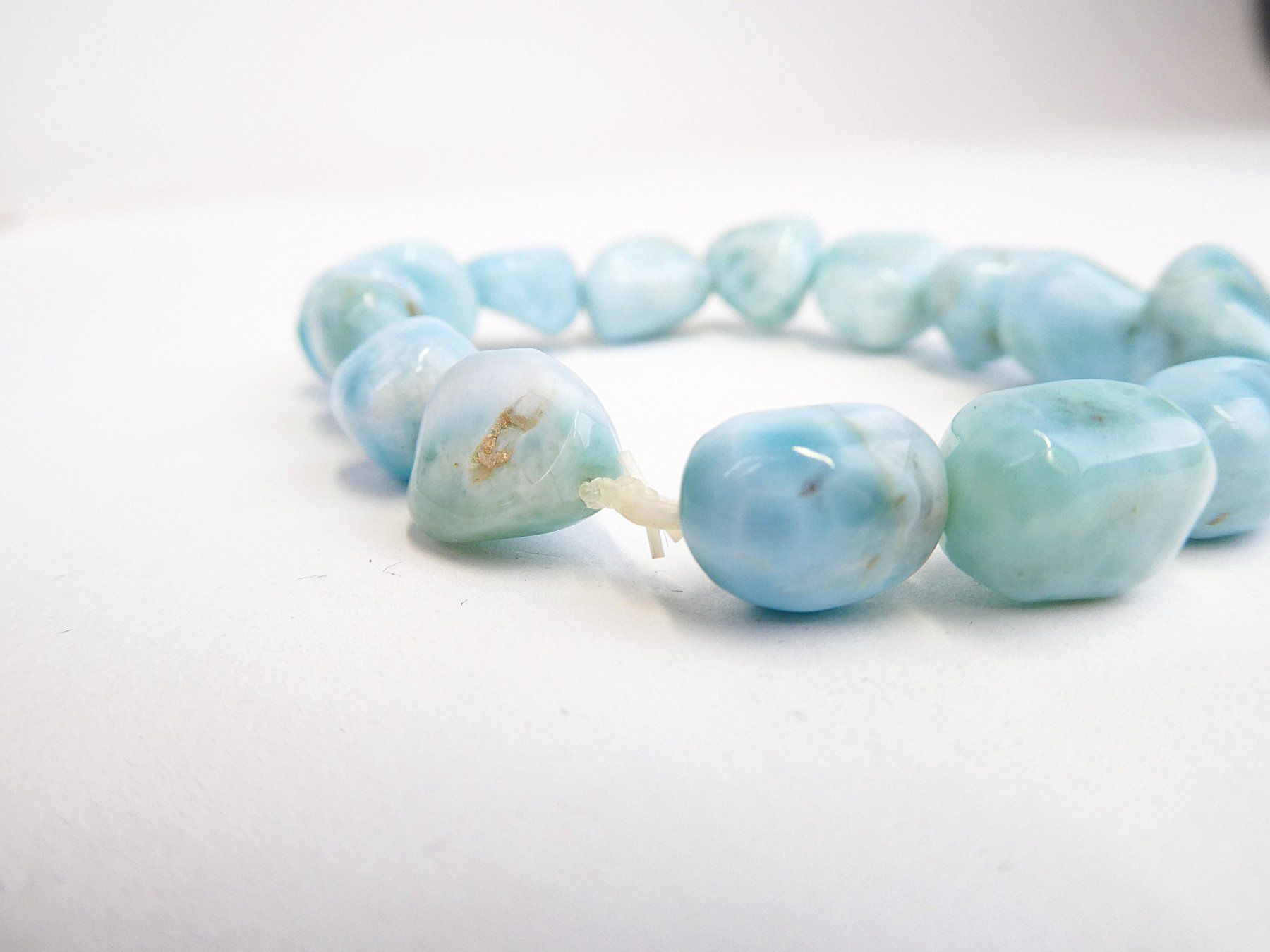 Minéraux & Lithothérapie: Larimar Heilsteinkette – D'occasion à Urtenen-Schönbühl par Restwert_Schoenbuehl 3