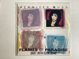 Jennifer Rush Single - Flames Of Paradise