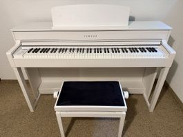Yamaha Clavinova CLP-575 Digitalpiano – Weiss