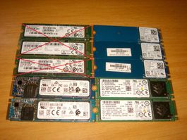 1 stück 256gb m.2 nvme ssd. Getestet.