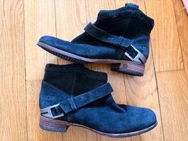 Bottines UGG Noires en Daim - Taille 37 - Neuves!