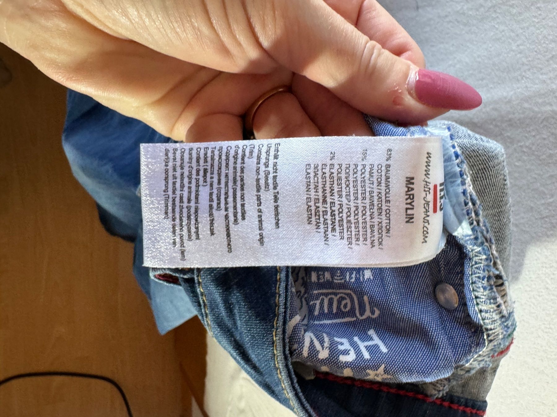 Jeans: blaue Jeans von HIS Gr. – Gebraucht aus Grosswangen von second_hand_dress 9