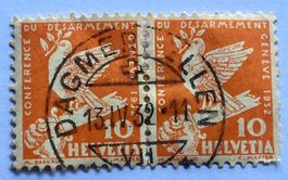 Nr.186 Paar mit Vollstempel Dagmersellen