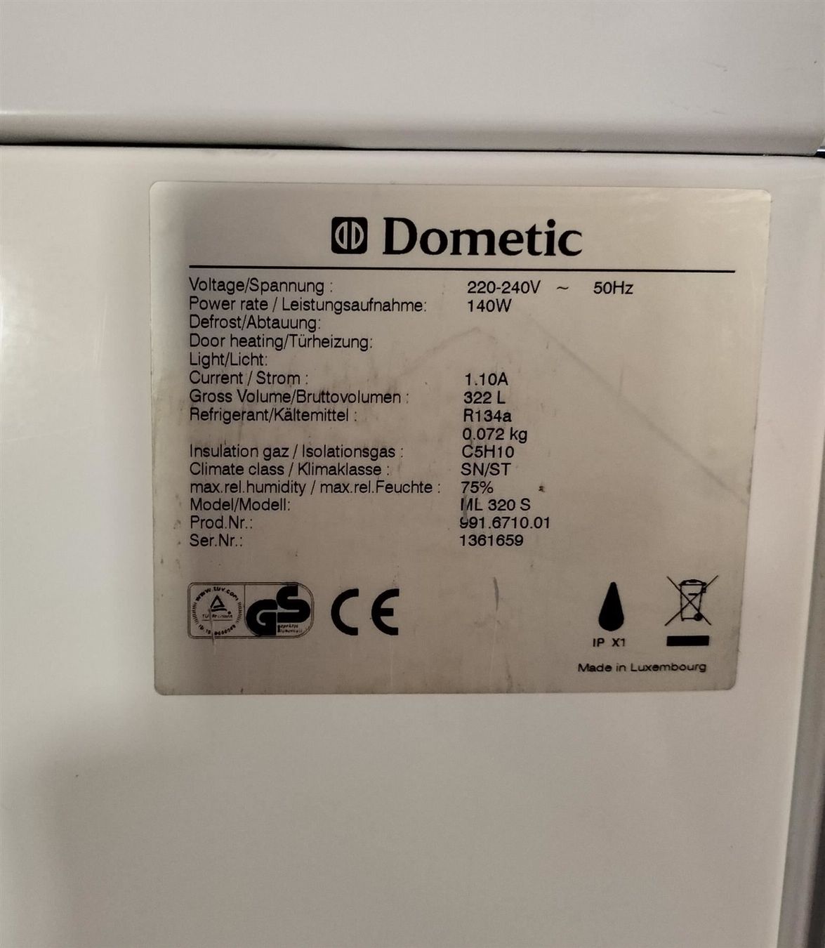 Frigoriferi: Kühlschrank Dometic ML 320 S – Usato da Niederdorf venduto da LeptonAG_Labor 7