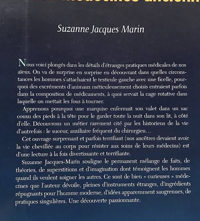Libri: Médecines anciennes - S. Jacques-Martin - 2005 – Usato da Estavayer-le-Lac venduto da mar_2s6b 2