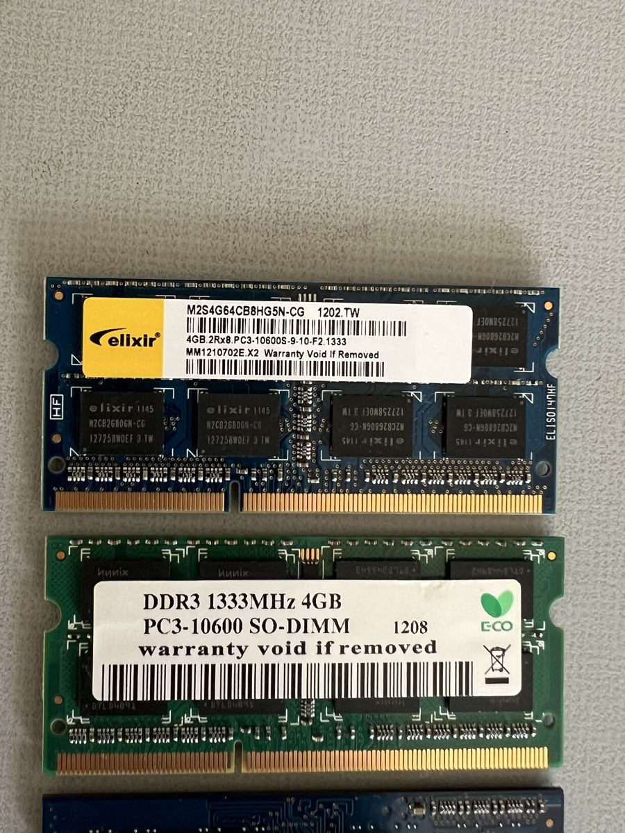 Memory / RAM: SO-DIMM RAM 12GB PC3-10600 – Gebraucht aus Lausanne von William7 1
