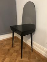 Eleganter Schminktisch schwarz mit Spiegel
