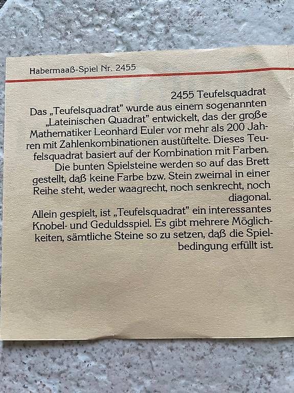 Statuette: Spiel Teufelsquadrat von Drachennäscht – Usato da Thörishaus venduto da ama_9dbt 1
