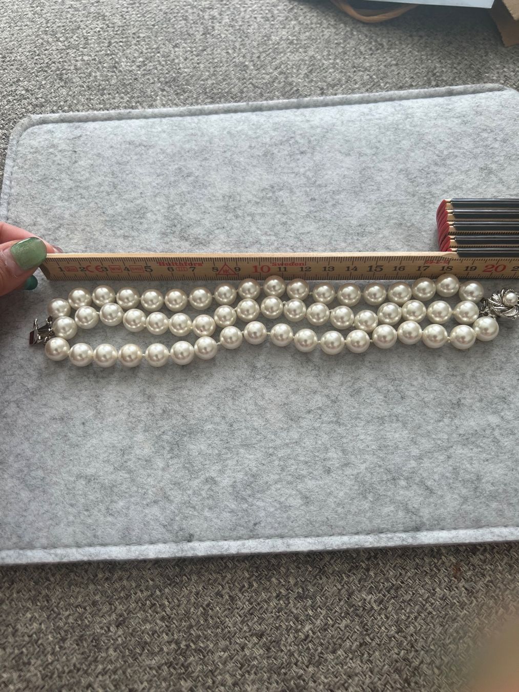 Bracciali & Braccialetti: Perlenkette 3-reihig Vintage – Usato da Uznach venduto da Ya_x7x6 6