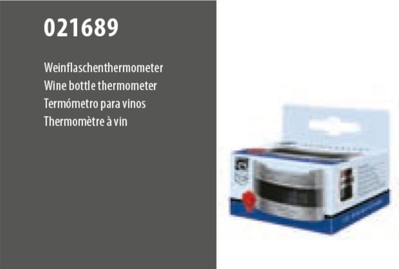 Sonstiges für Haushalt & Wohnen: Weinflaschen Thermometer – Neu und originalverpackt aus Wettingen von kochshop 1