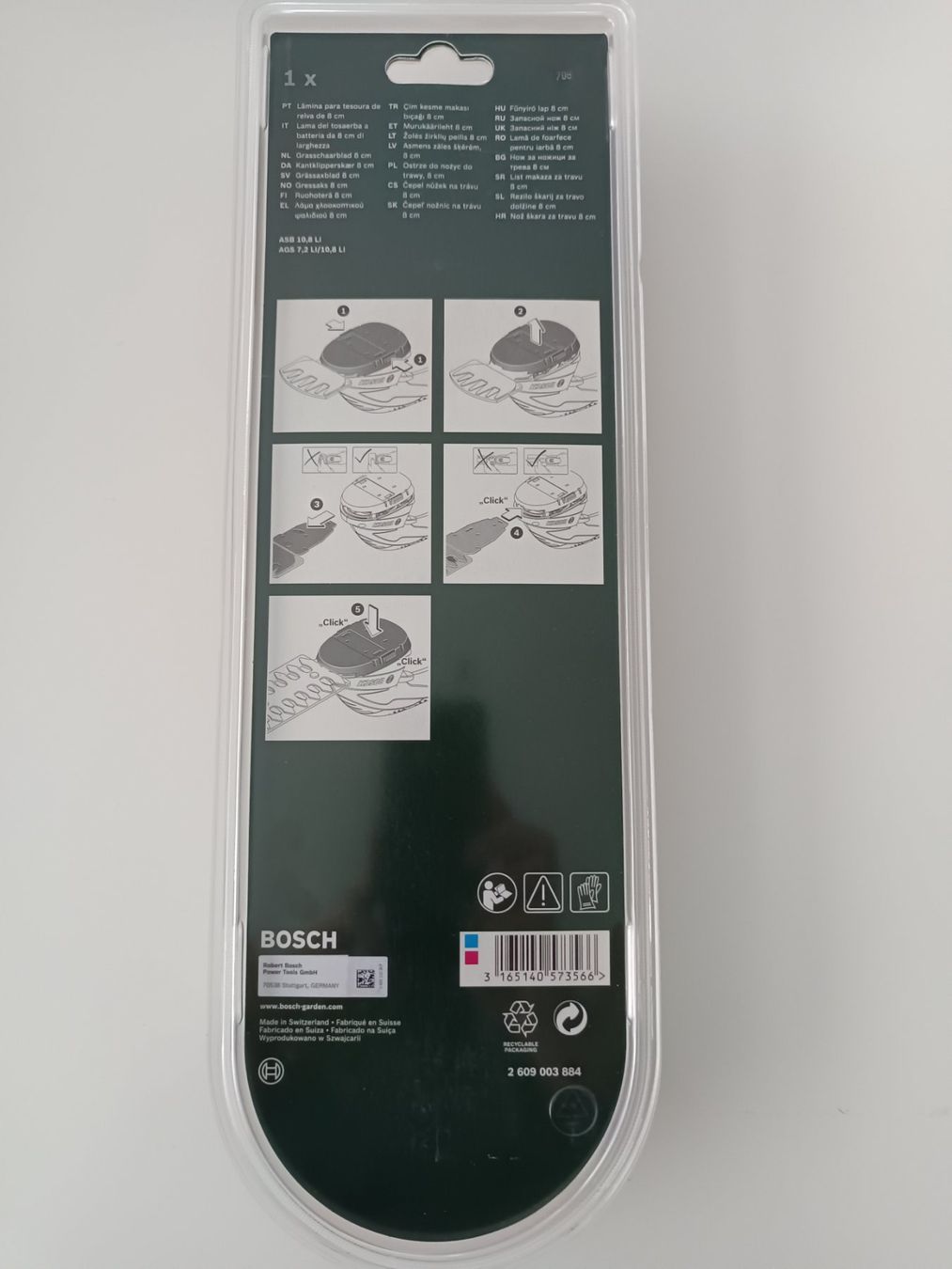 Bosch Tutti gli attrezzi: Neues Bosch Grasscherenblatt 8 cm – Nuovo e nell'imballaggio originale da Rüthi (Rheintal) venduto da Balty 1