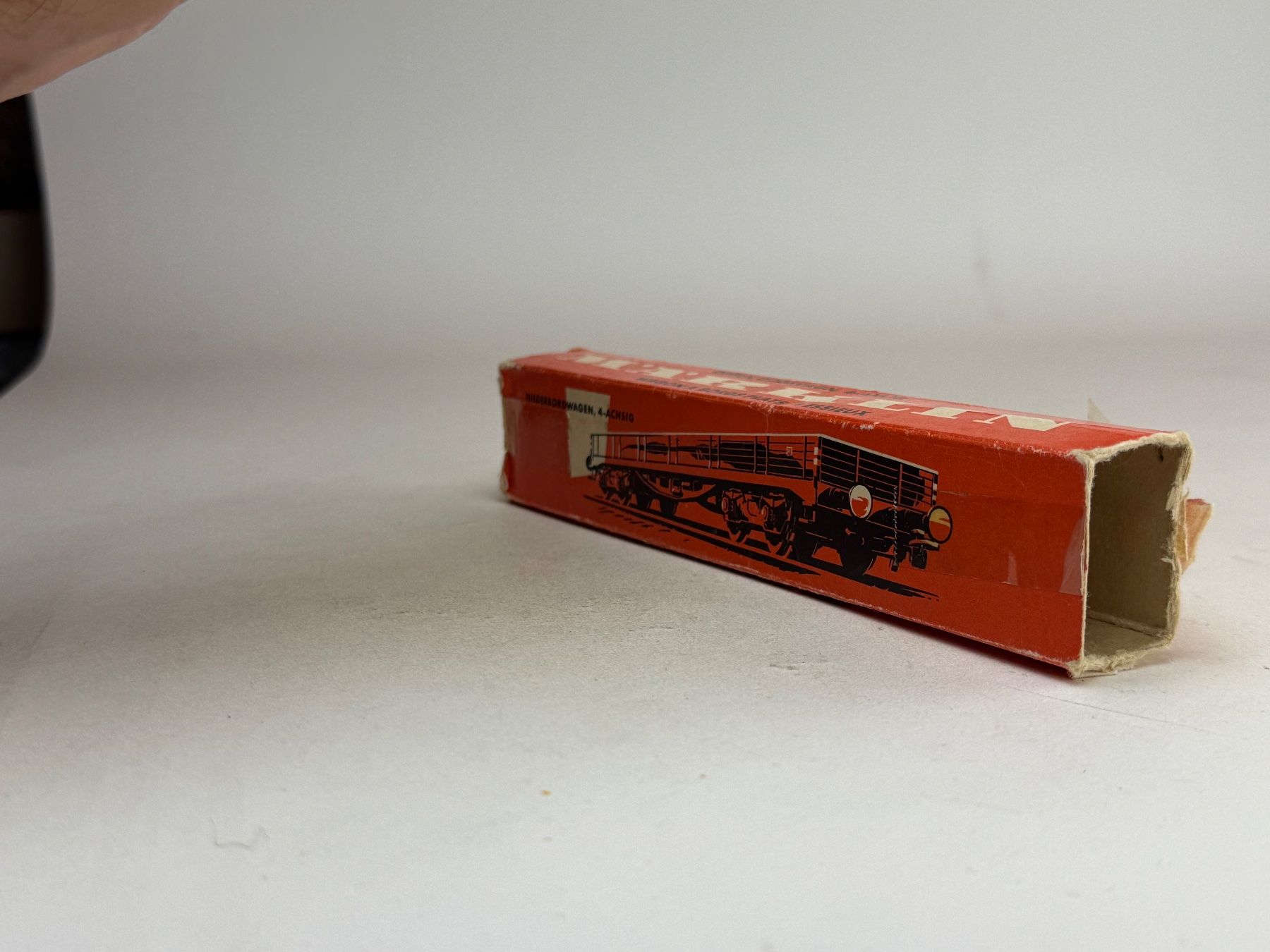 Märklin Modellini di ferrovie: EB-  Märklin 4 Achs Flachwagen – Usato da Elm venduto da Wikmtz 4
