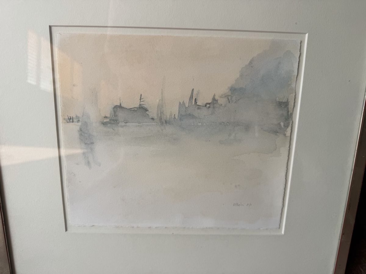 Dipinti: Konvolut 4 Aquarelle mit Rahmen – Usato da Kappelen venduto da Trapshooter 4