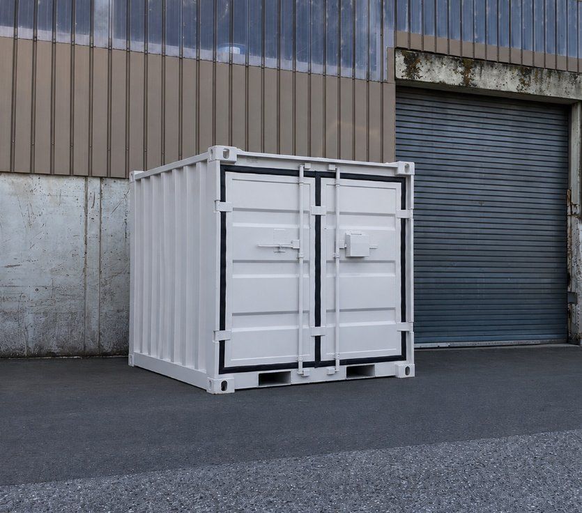 Contenitori edile: 6 Fuss Lagercontainer in Lichtgrau, Gartenhaus – Nuovo e nell'imballaggio originale da grosswangen venduto da Poliniman0