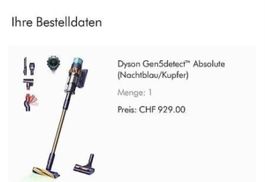 Dyson Gen5detect Absolute Nachtblau/Kupfer