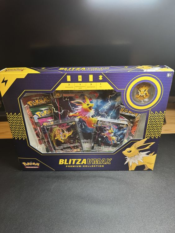 Ab 1.-! Pokemon Blitza VMAX Premium Kollektion - DE (Neu und ...