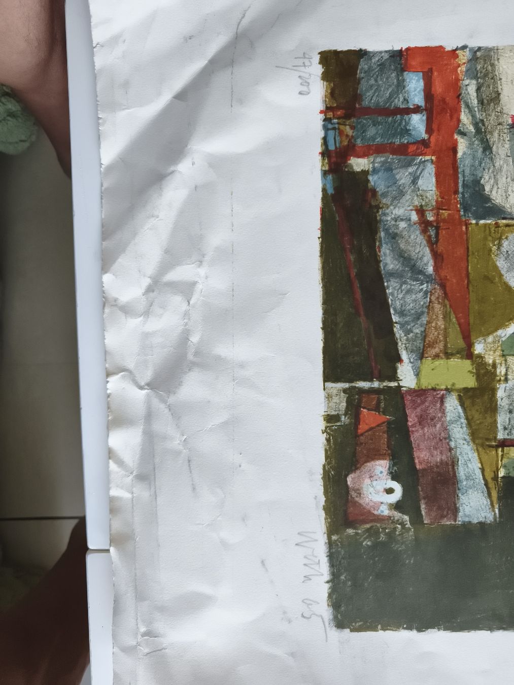 Arts picturaux & lithographies: Lithographie signée et numérotée 47/200, 1965 Witch  – D'occasion à Prilly par jor_x27s 3