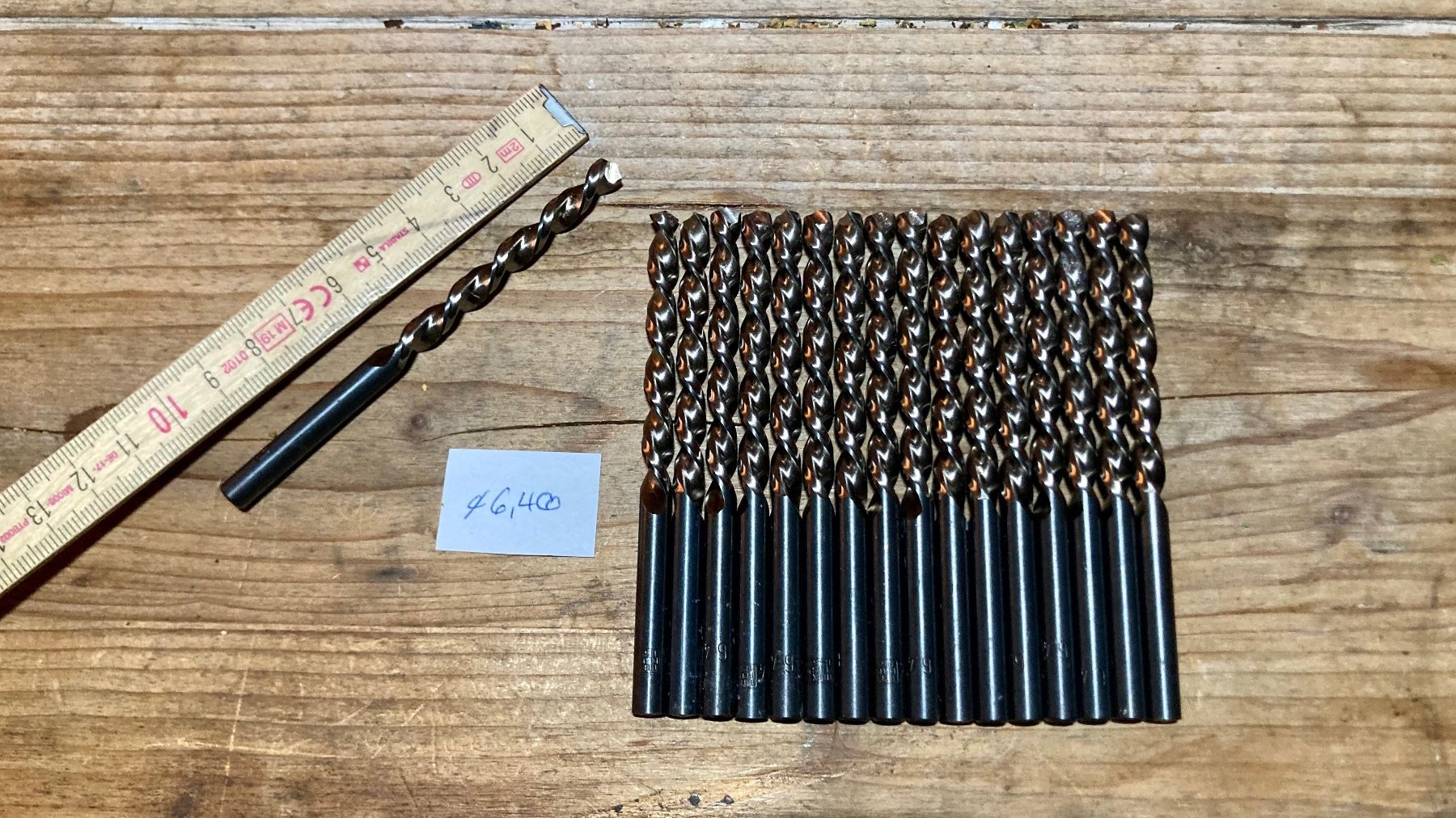 Bohrmaschinen: Spiralbohrer DIN 338 - 6,40mm - 1 Stk. – Neu (gemäss Beschreibung) aus Arch von bayrischgrill