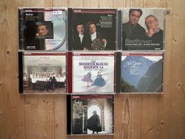 Konvolut mit 7 Klassik-CDs des Labels Philips
