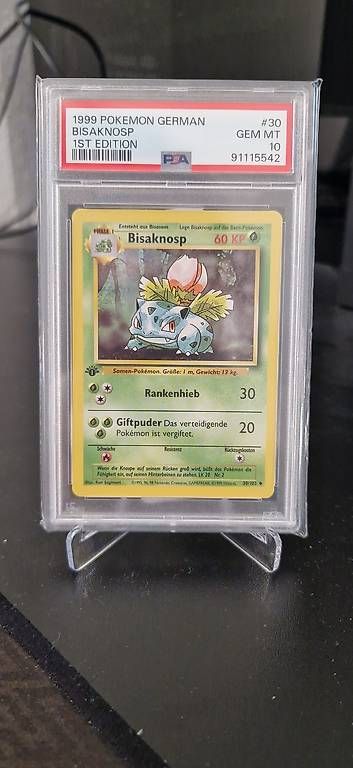 Pokémon Carte collezionabili: Bisaknosp 1st Edition Base Set PSA10 – Usato da riehen venduto da lucalane