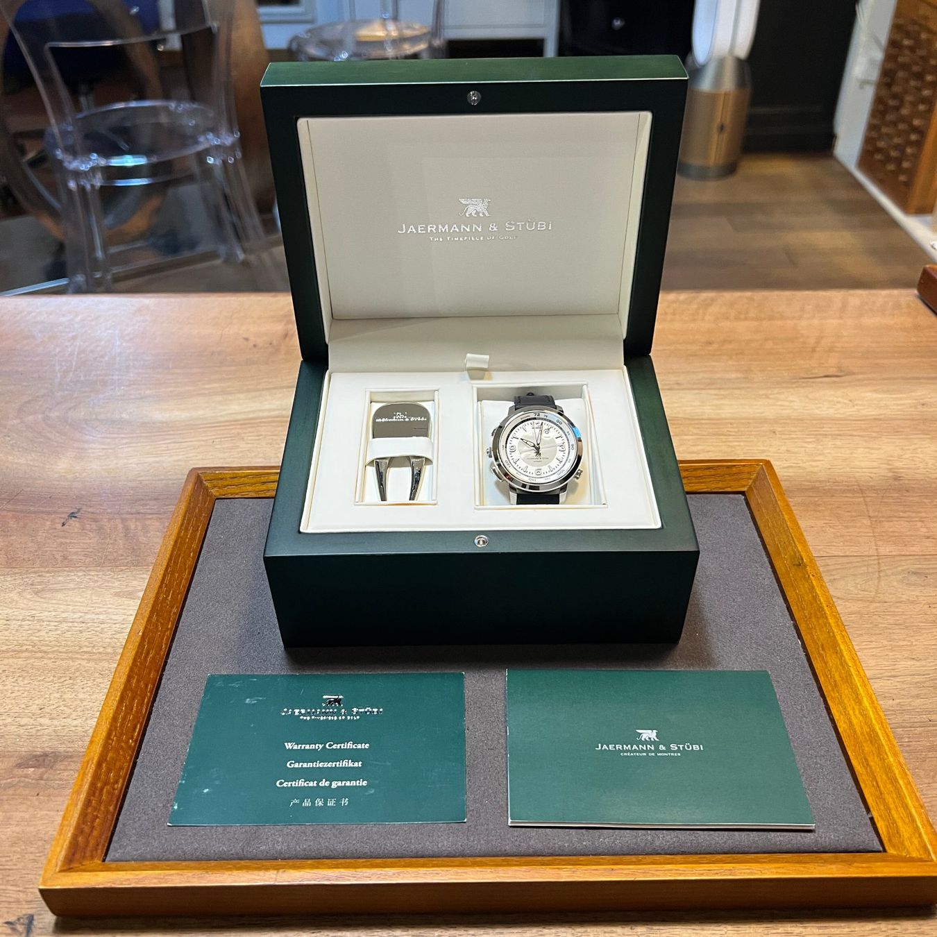 Orologi: Jaermann & Stübi Automatic Chronograph 2024 Full Set QG1 – Usato da Carouge GE venduto da Watchaser 9
