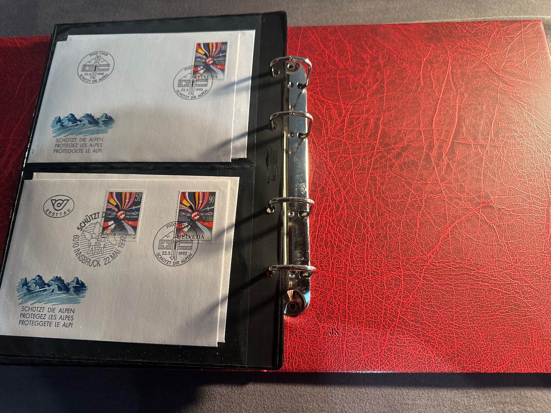 Alle Briefmarken: Album Schweiz - FL Sammlung Briefe und FDC – Gebraucht aus Stettfurt von 2442 6