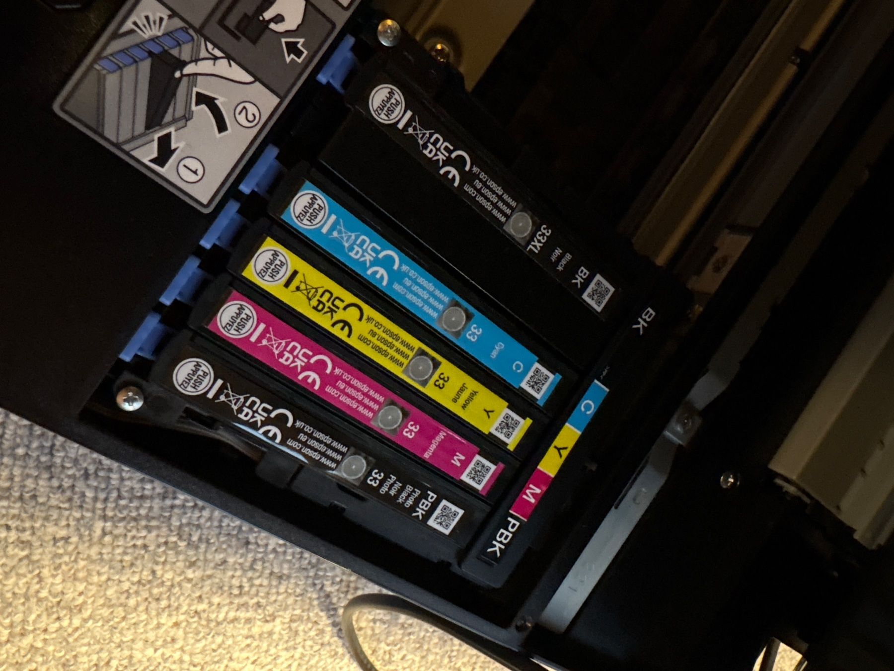 Epson Imprimantes: Epson XP-7100 zzgl. Druckerpatronen – D'occasion à Niederscherli par Hornweg 4