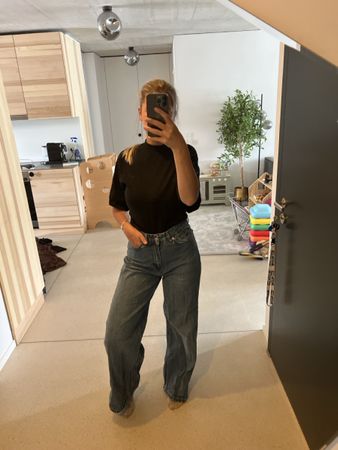 Trendy Baggy Jeans, Grösse M, kaum getragen