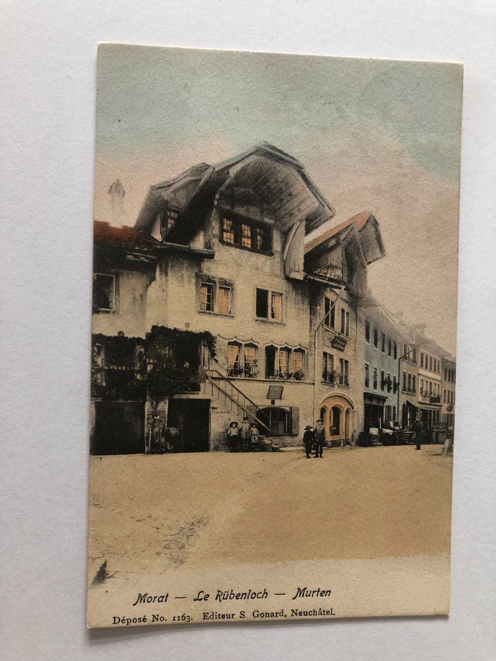 Cartoline postali: Morat / Murten Le Rübenloch  1906 – Usato da Pfäffikon ZH venduto da Waltoversand
