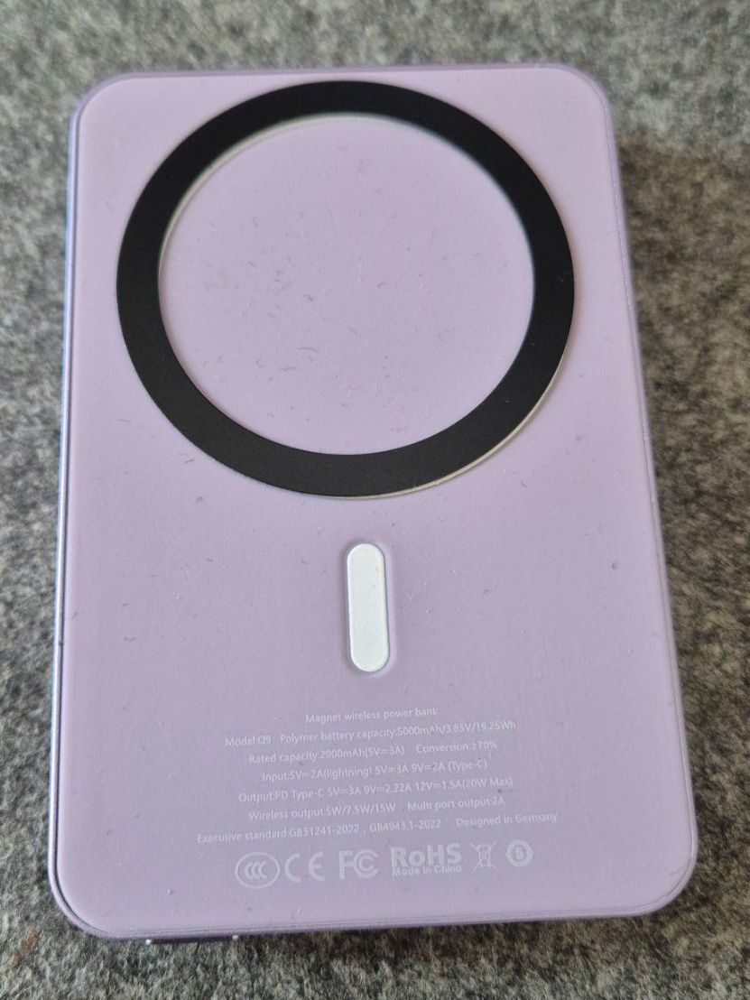Caricabatterie: A'DAR Powerbank 5000mAh mit Induktion QI Laden – Usato da Dietikon venduto da dorum 3