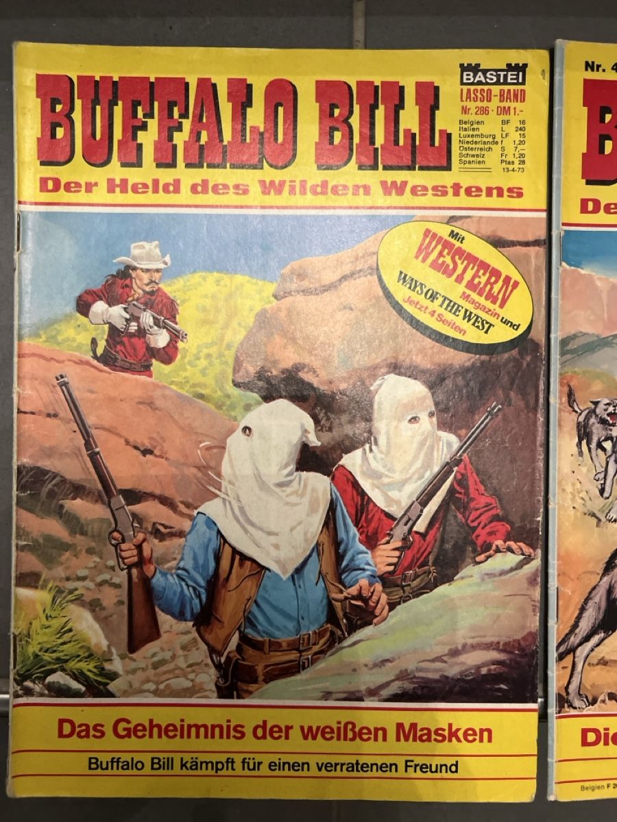 Fumetti: 2 Buffalo Bill Comic-Heft, Wildwest-Klassiker, Bastei – Usato da Gysenstein venduto da Comic_sammler 1