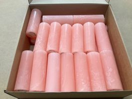 859 Posten Raureifkerzen Ø=5cm H=14cm aus Liquidation