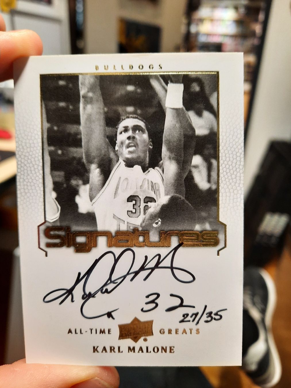 Nba Carte collezionabili: All-Time greats Karl Malone autograph on card – Nuovo (secondo la descrizione) da Bern venduto da GoodGames