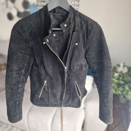 Echtleder Jacke Schwarz – Damen – Esmara by Heidi Klum