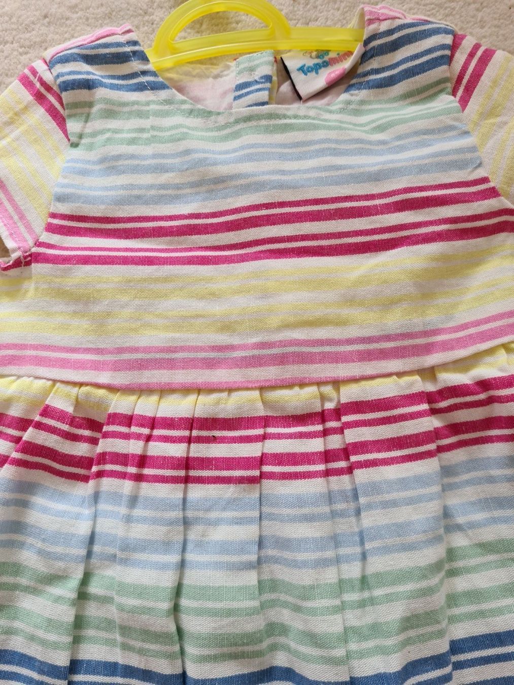 Vestiti & Gonne: Herziges Kleid, Gr. 86, 60 % Baumwolle/ 40 % Leinen, Rock – Nuovo (secondo la descrizione) da Arlesheim venduto da Vera6 3