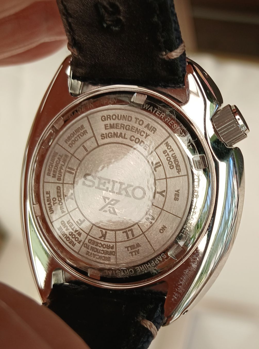Seiko Orologi: Seiko Prospect SRPG15J-8 Land Tortoise Blue Automatic Diver – Nuovo e nell'imballaggio originale da St-Cergue venduto da gar_x2b7 6
