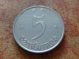 FRANCE  5 Centimes  1963  (P)