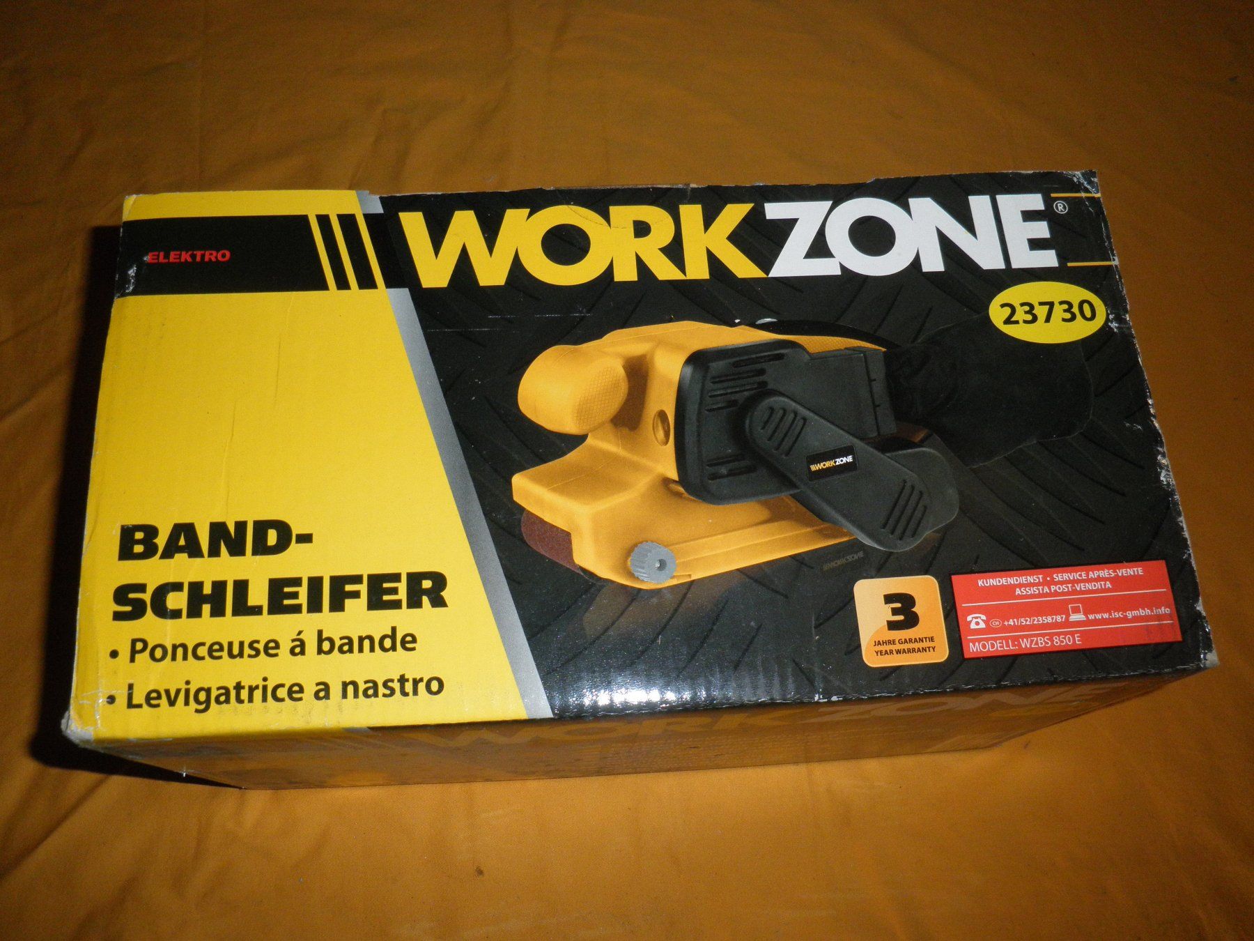 Smerigliatrici & Lucidatrici: Bandschleifer, Workzone. Neu. OVP – Nuovo (secondo la descrizione) da Cadenazzo venduto da Mikeshop 1