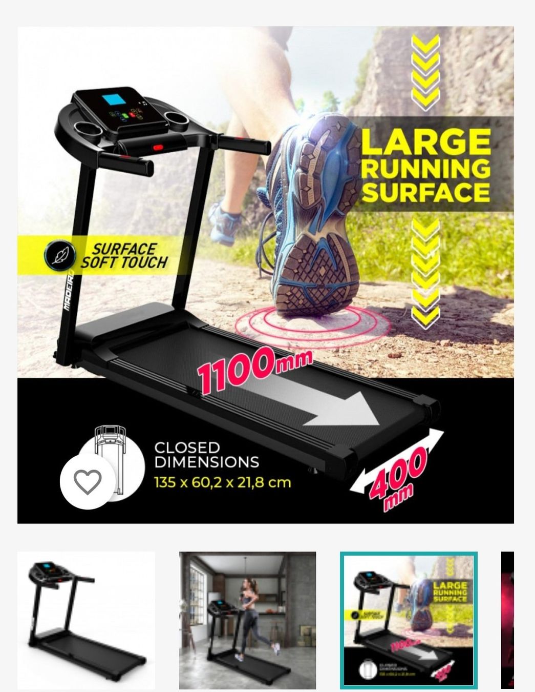 Hometrainer: Laufband Tapis Roulant Elettrico – Nuovo (secondo la descrizione) da Emmenbrücke venduto da Qalku.live.it 1