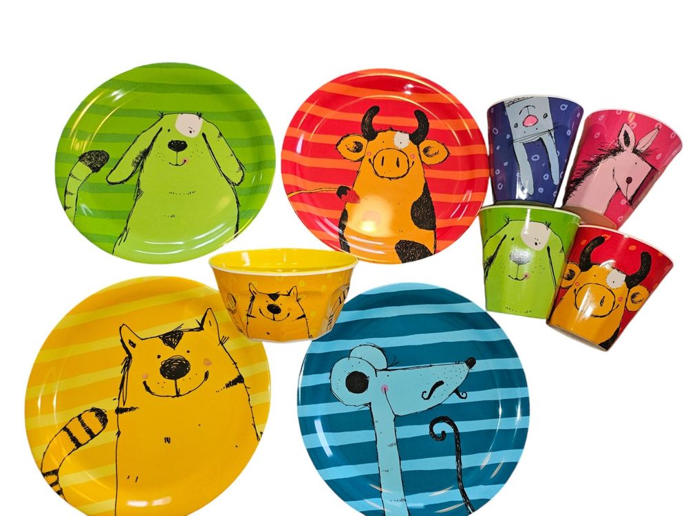 SONIC THE HEDGEHOG Kindergeschirr Set - 5-teilig & BPA-frei