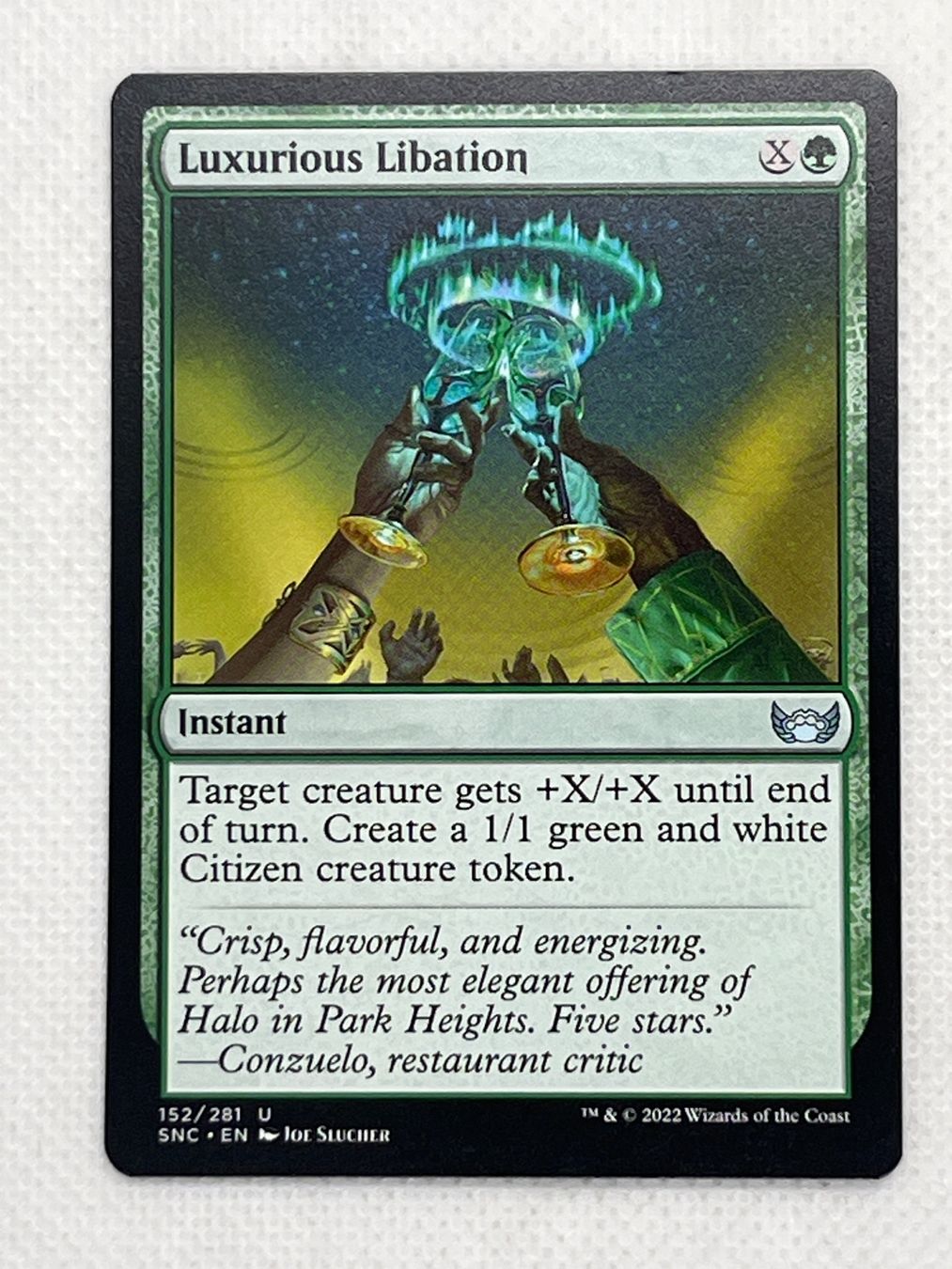 Magic The Gathering Carte collezionabili: MTG Luxurious Libation SNC 152 Englisch Uncommon – Usato da Hinterkappelen venduto da Kim1992