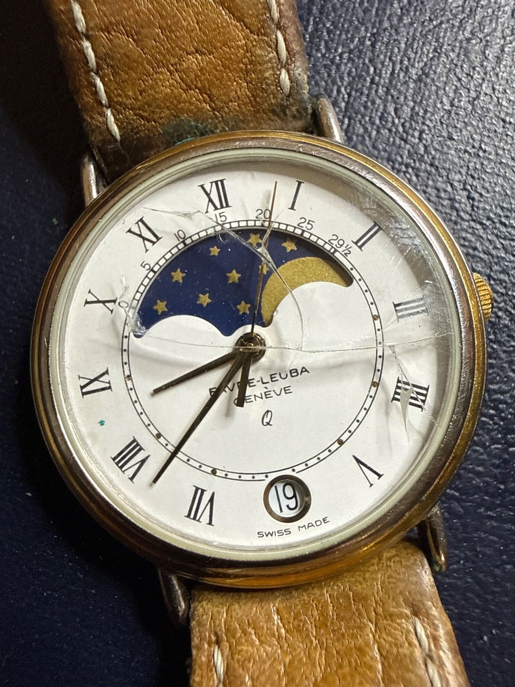 Favre Leuba Orologi: Favre Leuba Mondphase 32 mm – Usato da Pfeffingen venduto da Allhandelklgwatches