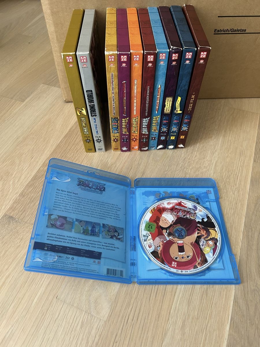 Tutti i DVDs: One Piece Filme DVD Blu-ray Sammlung 1-11 – Usato da Zürich venduto da JasminNebl 4