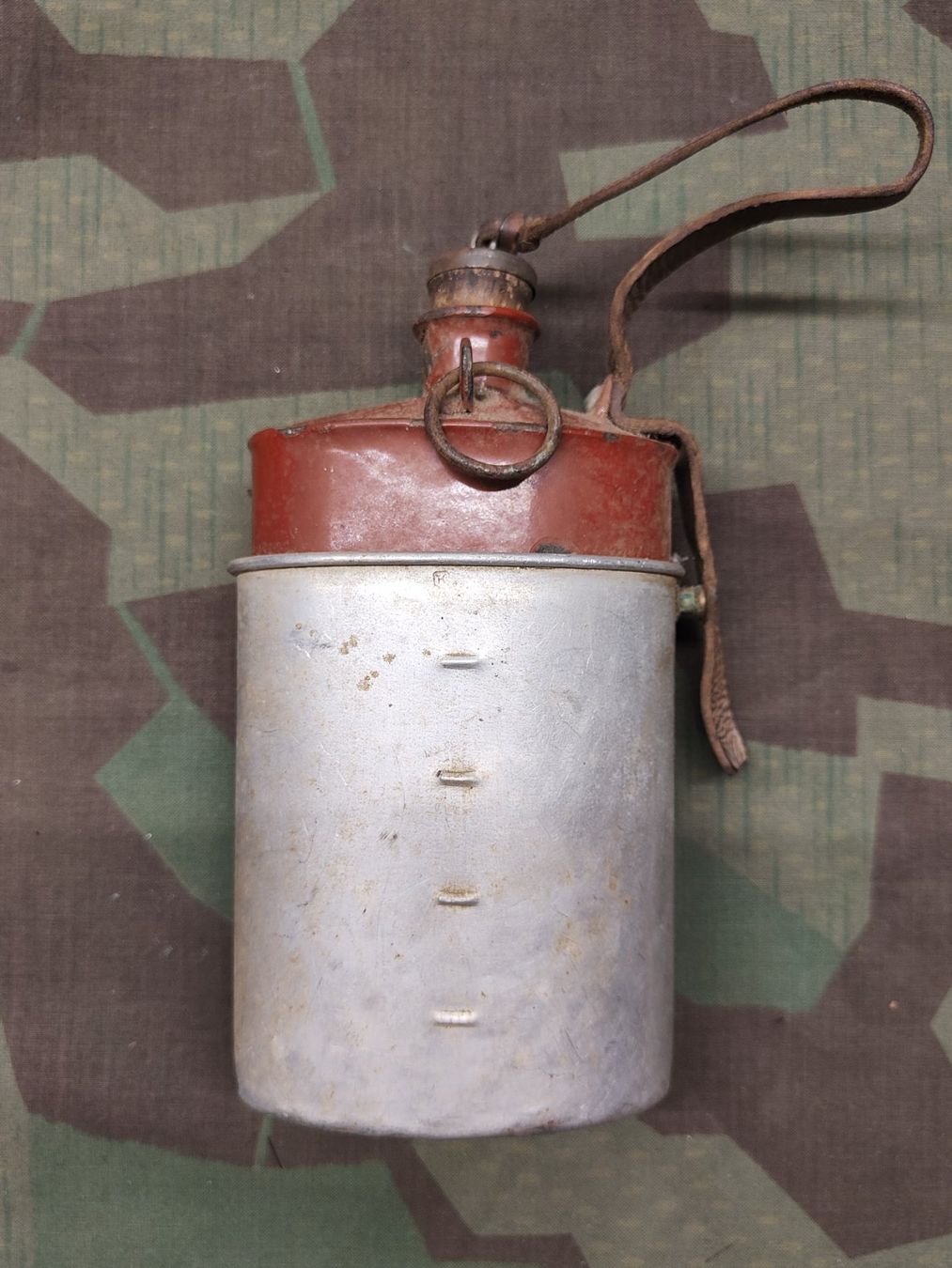 Schweizer Armee Uniformi: Feldflasche Ord. 1898 – Usato da Bauma venduto da SwissMilitaria