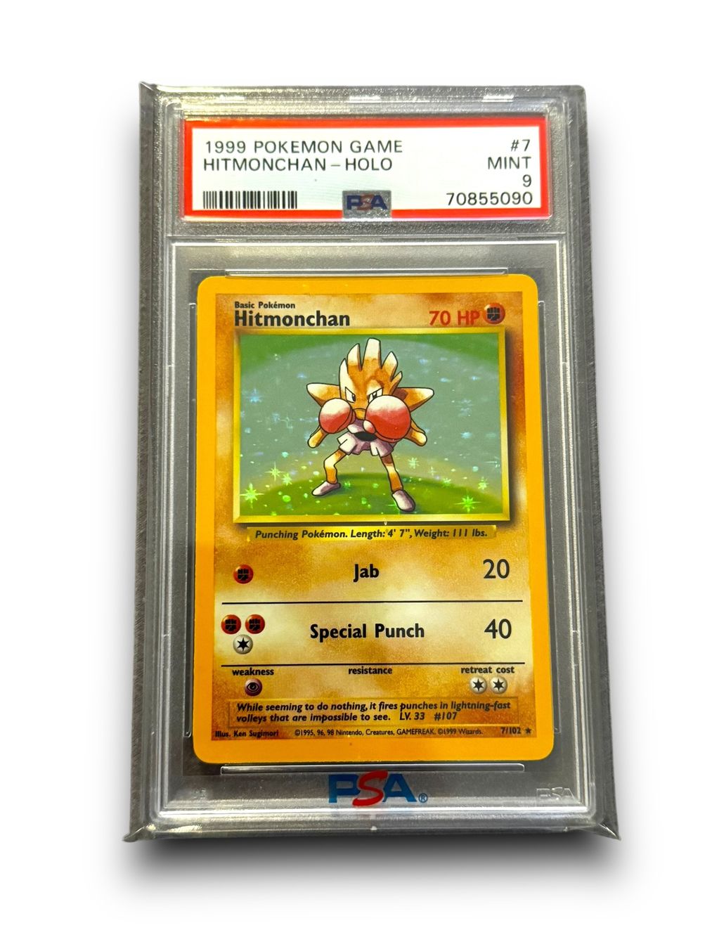Pokémon Carte collezionabili: Pokemon Hitmonchan #7 psa 9 CHF 115.- !! – Nuovo e nell'imballaggio originale da Matten b. Interl venduto da Schlagpreis